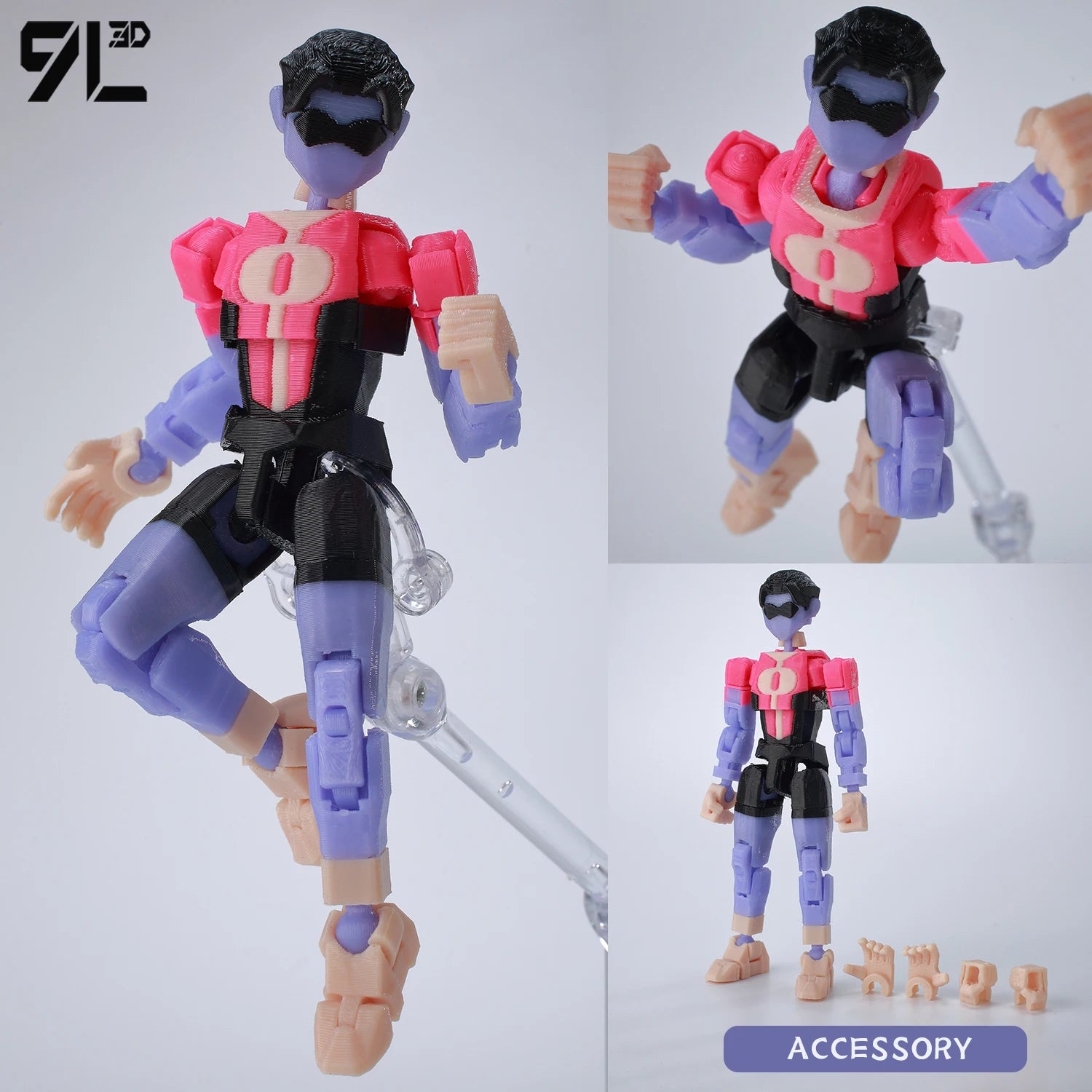 9L3D super-héros imprimés Invincible 2.0 Anime multi-articulé Shapeshift jouets figurines d'action cadeaux d'anniversaire pour les Fans d'anime Titan13