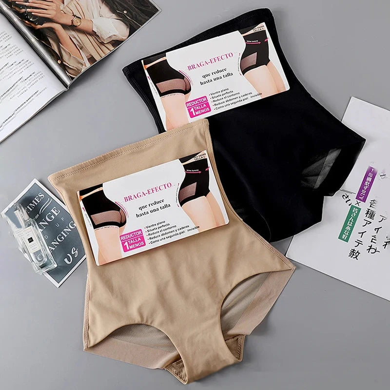 Corset sans couture taille haute pour femme, gaine amincissante, culotte de contrôle du ventre, lève-fesses