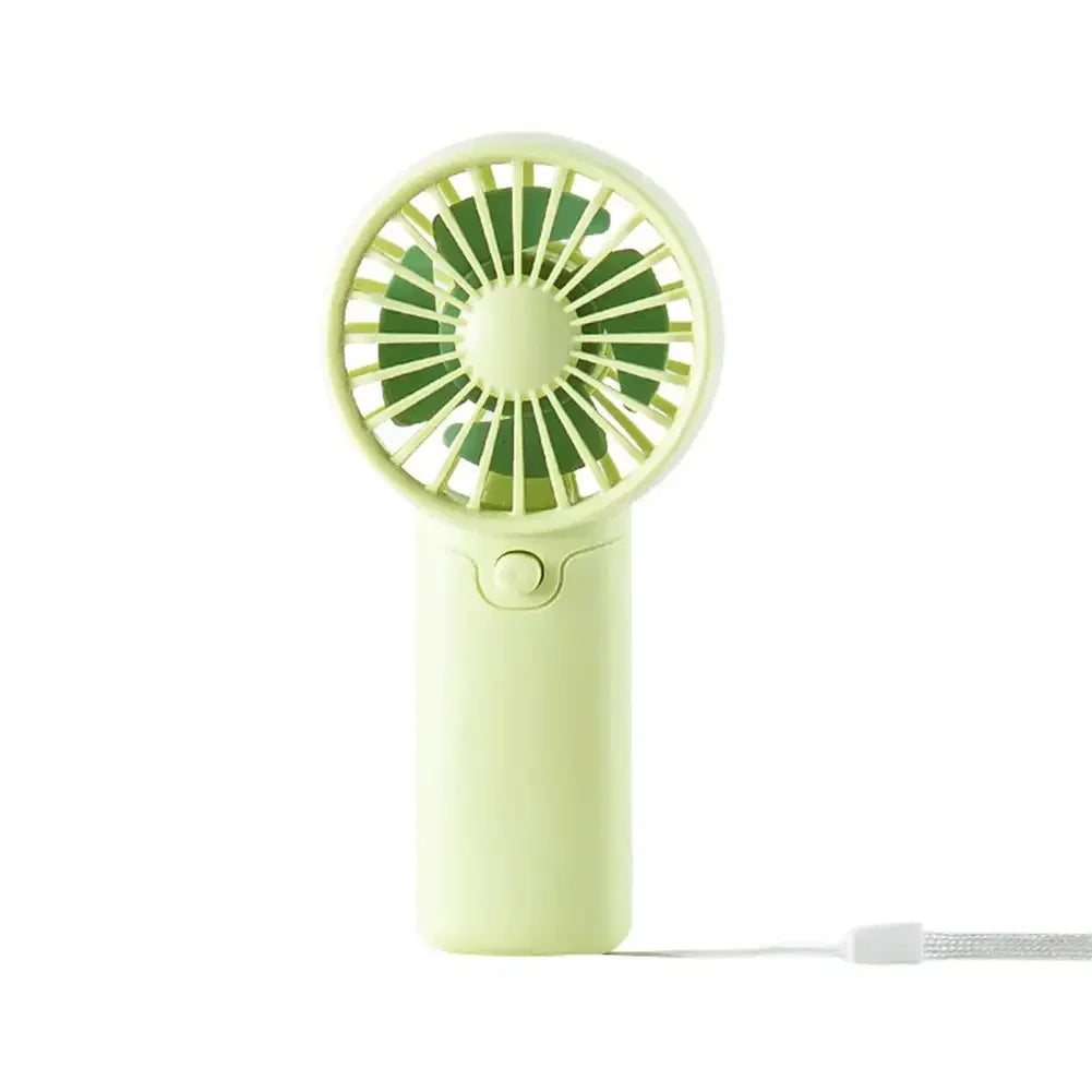 Cute Mini Fan Portable Handheld Fan Lightweight Handy Fan Pocket Size Low Noise Small Electric Fan Student Gift Outdoor Fan 2024