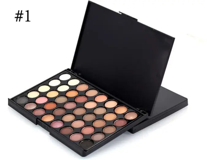 Professional 40 colors Matte Color Pigments Make Up Eye Shadow Glitter Matte Waterproof Makeup Eyeshadow Nude Palette