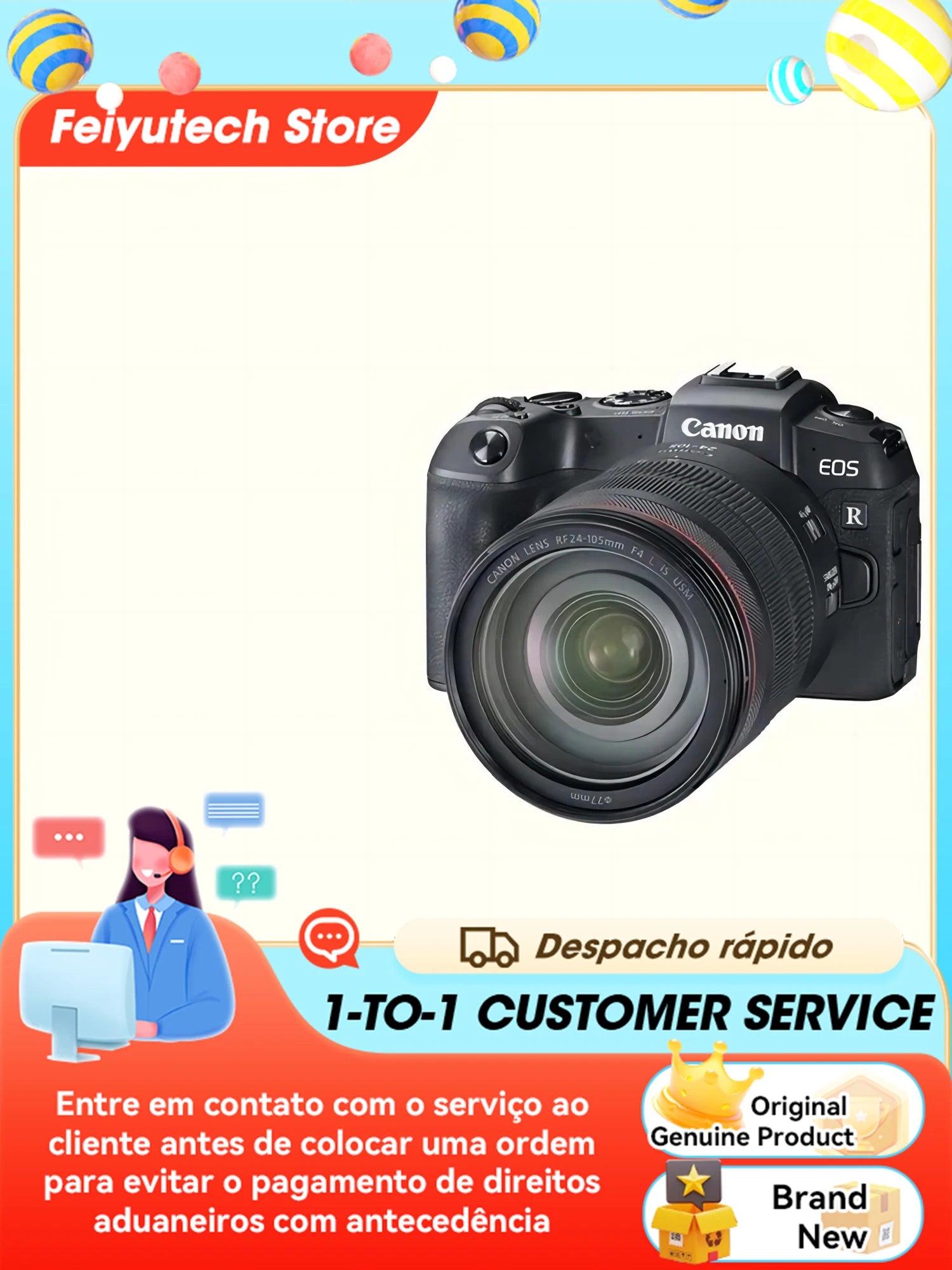 Canon EOS RP caméra sans miroir plein format appareil photo numérique professionnel Compact photographe photographie 26.20MP 4K caméras vidéo