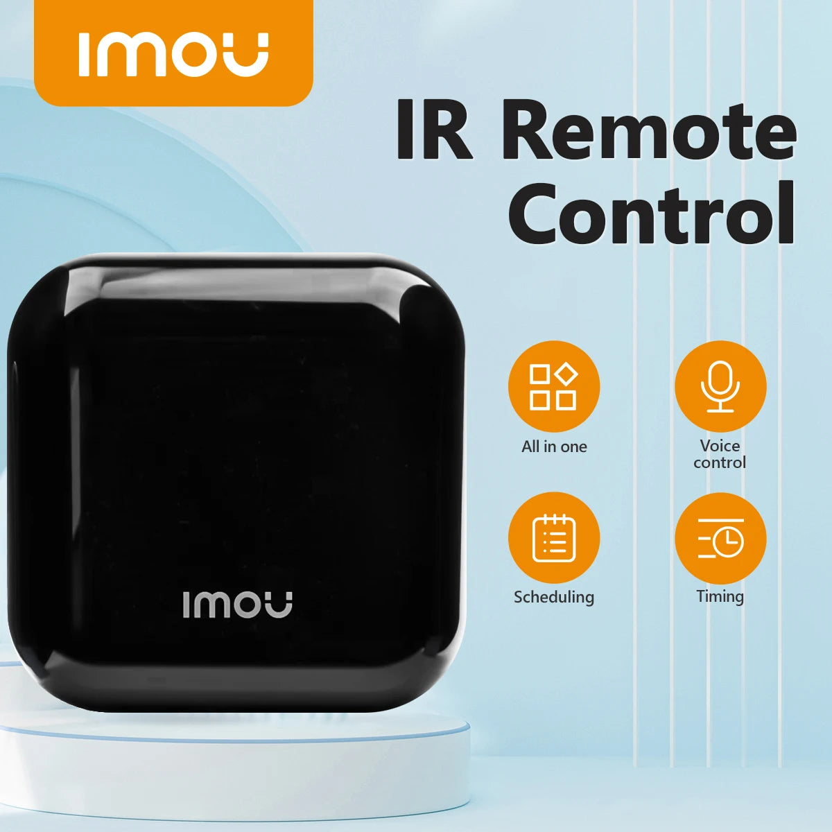 IMOU télécommande IR universelle wifi APP commande vocale télécommande infrarouge contrôleur de maison intelligente pour climatiseur TV