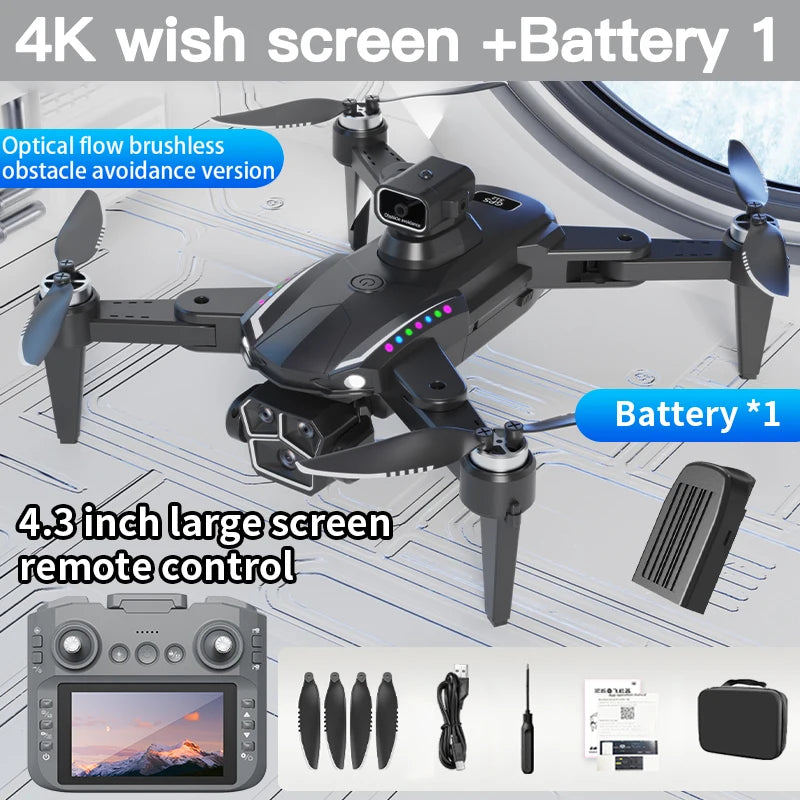 Xiaomi Mijia S12 Drone 8K professionnel GPS HD caméra Drones 5G WIFI 4k 4.3 pouces grand écran télécommande quadrirotor RC Dron