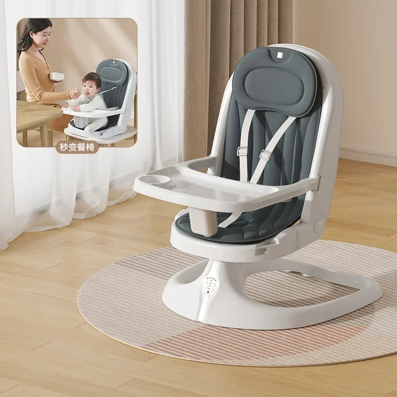 Chaise à bascule électrique pour bébé, touches de piano, lit de bébé confortable avec musique Bluetooth de 0 à 3 ans, lit de berceau électrique pour bébé, videur