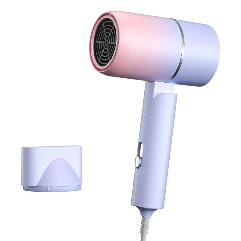 Sèche-cheveux pliant avec sac de transport, Anion à Air chaud, soins capillaires pour la maison, MIni voyage, sèche-cheveux, brosse à cheveux Portable