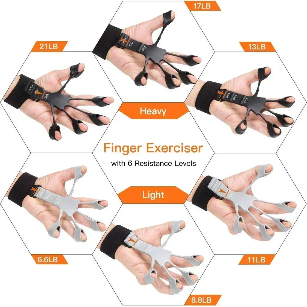 Renforceur de poignée, outils physiques, guitare, entraîneur de doigts, entraînement et exercice, gymnastique, résistance au 6ème niveau, extenseur de Gripster