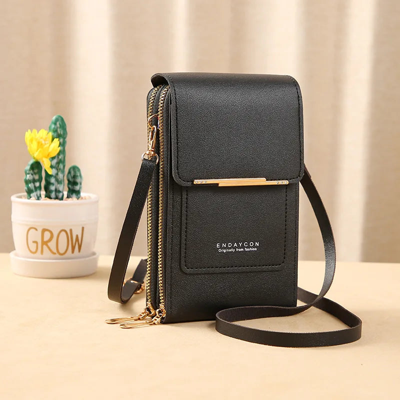 Buylor sac à main femme écran tactile sac à main pour téléphone portable sac à bandoulière femme pas cher petit portefeuille en cuir souple bandoulière сумка ж Dönusen