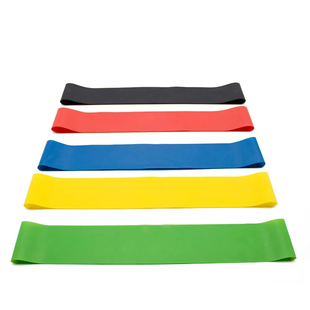 Bandes de résistance TPE, boucles en caoutchouc, ensemble de bandes d'entraînement de force, extenseur, équipement de gymnastique de Yoga, bande d'exercice élastique