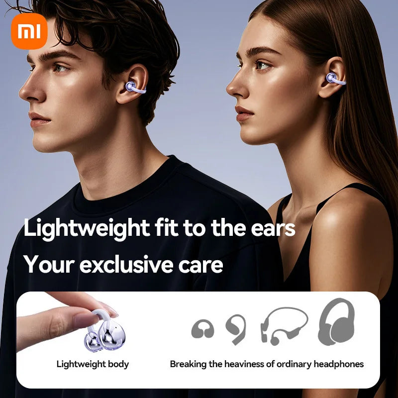 XIAOMI Mijia écouteur sans fil oreille ouverte M91 pince d'oreille ENC casque Bluetooth 5.4 HD appel contrôle tactile casque pour Android iOS