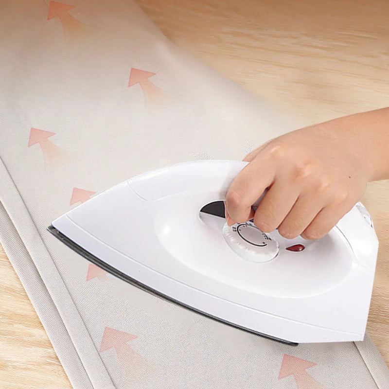 Fer électrique 1000W, 5 vitesses réglables, repassage à sec domestique sans fer à eau, perçage à chaud, transfert de chaleur pour la maison et les voyages