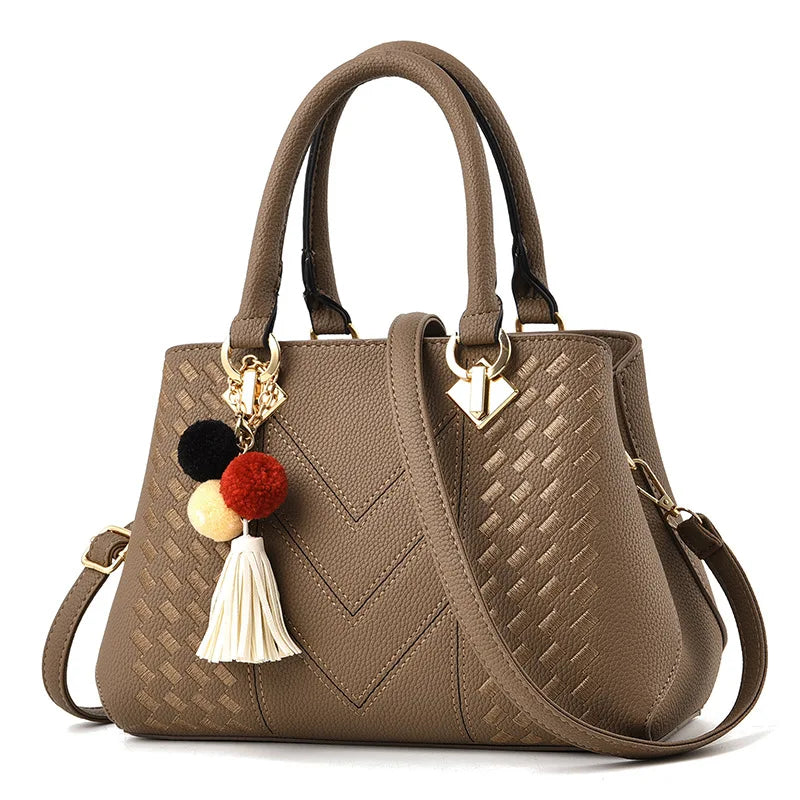Sacs à Main Classiques en Cuir group pour Femme, Sacoches Vintage de Bonne Qualité, Fourre-Tout de Luxe pour Shopping
