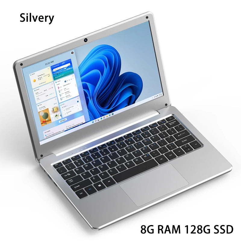 BYONE 11.6 Inch Mini Laptop Intel N4000 Cheap laptop 8GB RAM 256GB SSD Student Office Small Portable Netbook With WIFI Bluetooth