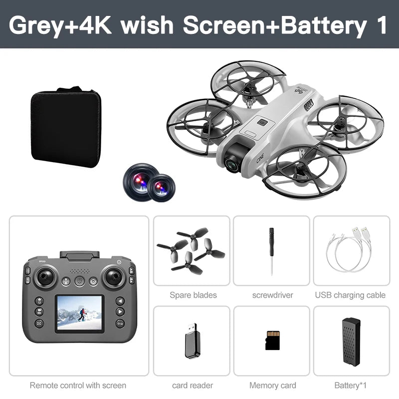 Xiaomi V666 Mini Drone 4K aérien professionnel 8k double caméra intelligente évitement d'obstacles sans brosse quadrirotor enfant RC jouet
