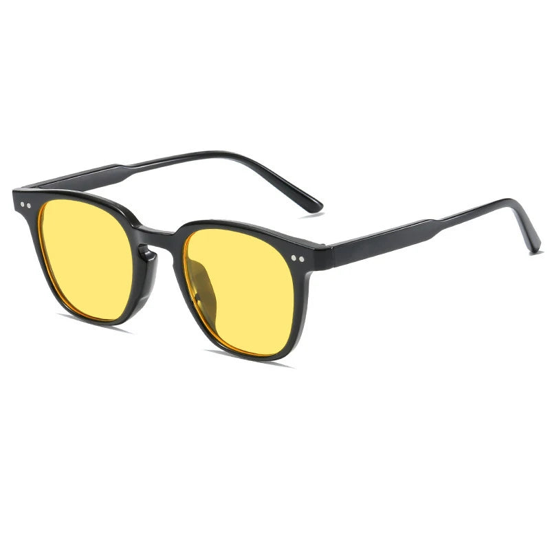 Nouveau Vintage carré lunettes De soleil femmes hommes marque De luxe petites lunettes De soleil rondes femme petites lunettes Oculos De Sol pour homme femme