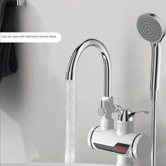 Chauffe-eau sans réservoir robinet douche chauffe-eau instantané robinet électrique chauffage eau chaude instantanée pour cuisine et salle de bain
