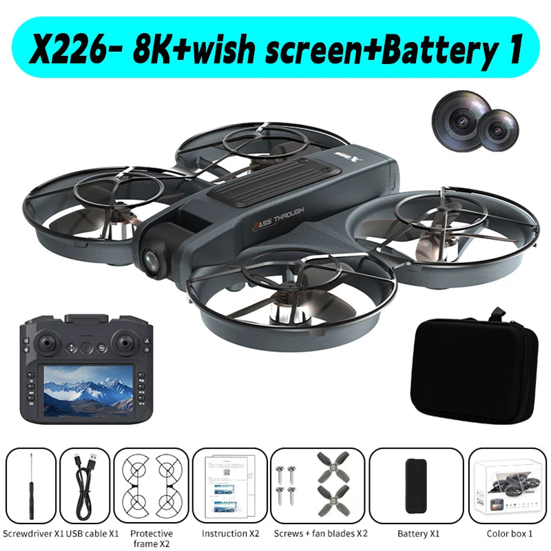 Xiaomi Mijia Mini Drone X226/X226VR Drones 4K professionnel télécommande hélicoptère avion RC Dron quadrirotor jouets cadeau pour les enfants