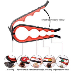 Ouvre-bouteille multifonctionnel 4 en 1, nouveau, multi-usages, couvercle antidérapant et économe en main-d 'œuvre, 2025