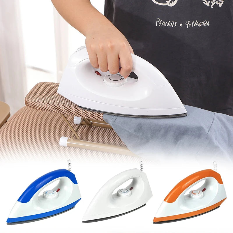 Fer électrique 1000W, 5 vitesses réglables, repassage à sec domestique sans fer à eau, perçage à chaud, transfert de chaleur pour la maison et les voyages