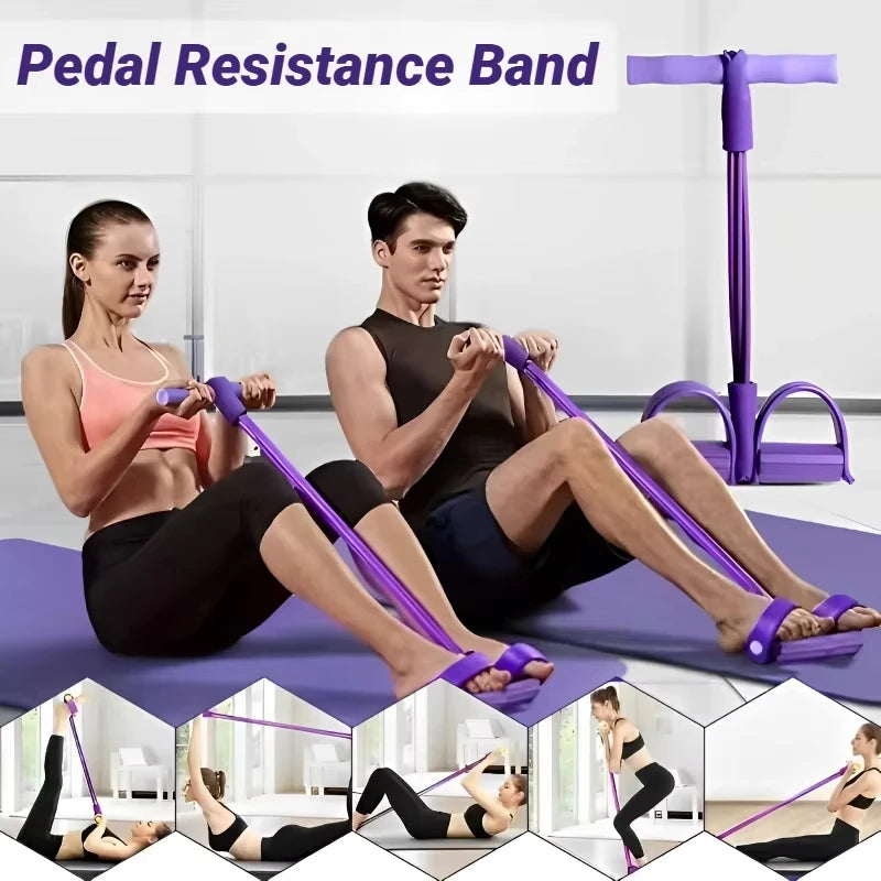 Bande de résistance multifonction pour bras, corde de Tension, extracteur de pédale élastique, étirement des jambes, entraînement amincissant, équipement Portable