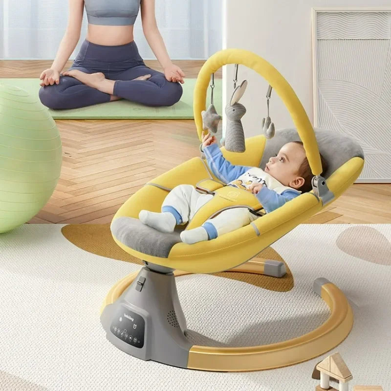 Chaise à bascule électrique pour bébé, berceau de sécurité, chaises à bascule pour nouveau-né, berceaux pour dormir de 0 à 3 ans