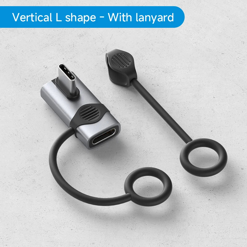 Hagibis-Adaptateur USB C vers C, 240W, 40Gbps, 8K, 60Hz, convertisseur résistant à 90, adaptateur USB4 pour Thunderbolt 4/3, MacPleiPhone 16 Pro, tablette