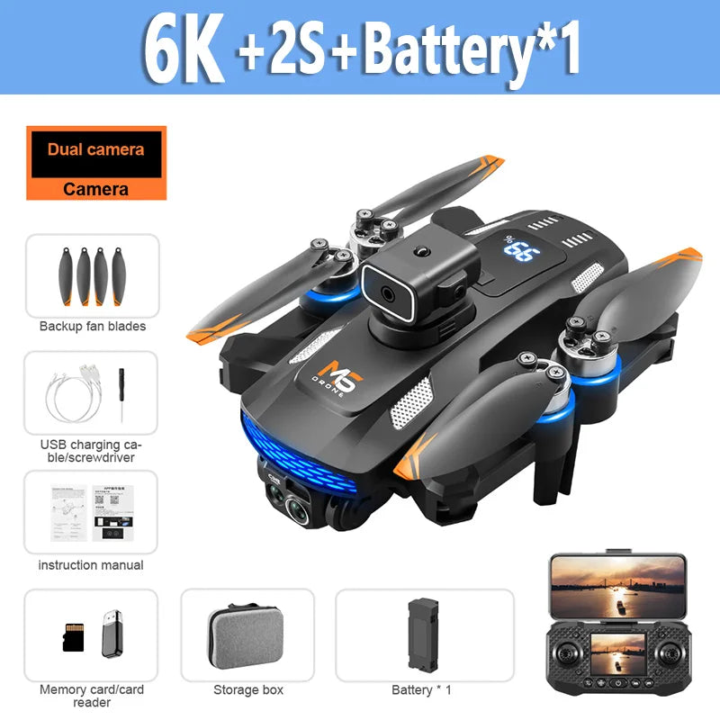 Xiaomi Mijia M6 Drone moteur sans brosse professionnel 8K HD photographie aérienne évitement d'obstacles UAV hélicoptère à quatre rotors jouets