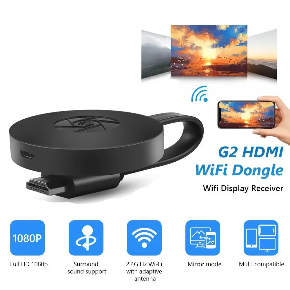 TV Stick Pour Adaptateur D’écran D’affichage Récepteur Dongle Compatible HDMI pour Android IOS Smart TV Box pour Mirascreen Chrome