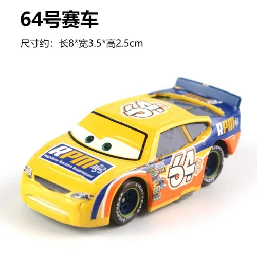 Tous les styles Disney Pixar Cars métal moulé sous pression voitures modèle Lightning McQueen alliage voiture numéro 4.19.28.36.51 101 série de course jouet