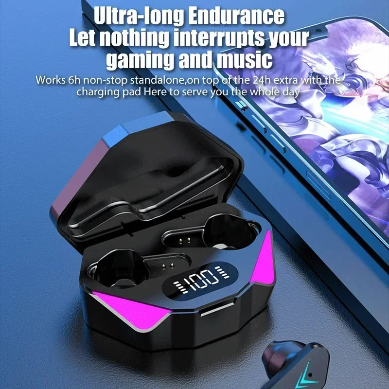 Écouteurs Bluetooth Sans Fil Gamer Casques 65ms Écouteurs à faible latence fone Gamer Headset Gamer Avec Micro Mains Libres