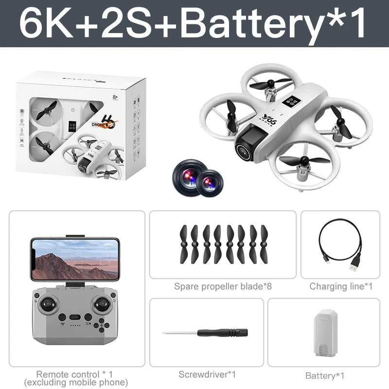 Xiaomi mijia V66 Drone Mini avion télécommandé 4K HD caméra jouet pour enfants Micro avion hauteur fixe Freestyle Quadcopter