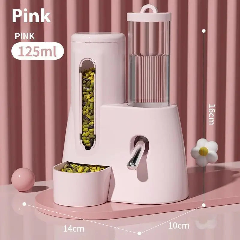 Mangeoire et abreuvoir pour Hamster 2 en 1, grande capacité, distributeur automatique étanche, distributeur d'eau et d'aliments, fournitures d'alimentation