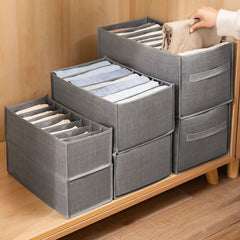 Organisateur de vêtements pantalons vêtements jean boîte de rangement armoire placard Organization sous-vêtements soutien-gorge chaussettes compartiment boîte armoire