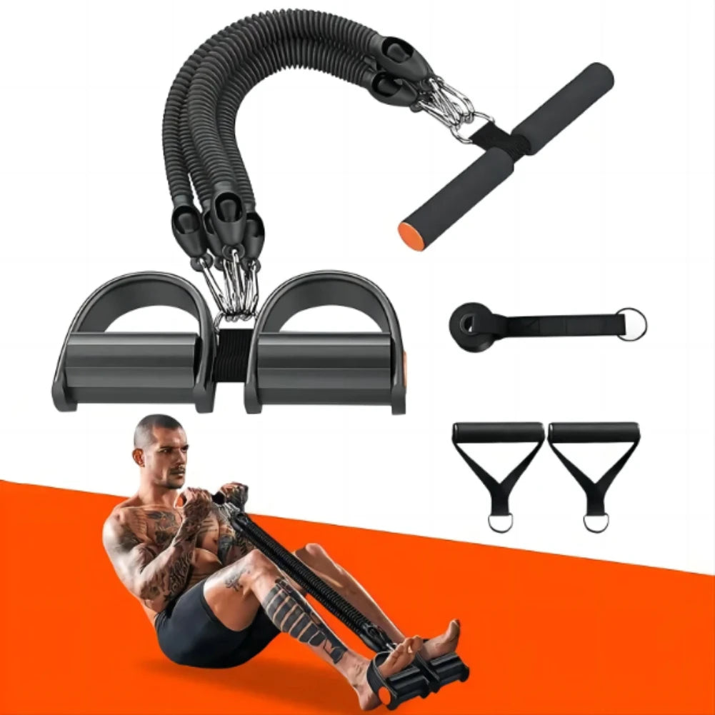 Extracteur de corde de Tension à pédale, équipement d'entraînement, bande de résistance élastique, mousse extensible, Machines de gymnastique de Fitness à domicile