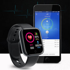 Montre intelligente multifonctionnelle pour hommes et femmes, Bluetooth, téléphone connecté, musique, fitness, bracelet de sport, moniteur de sommeil, Y68, D20