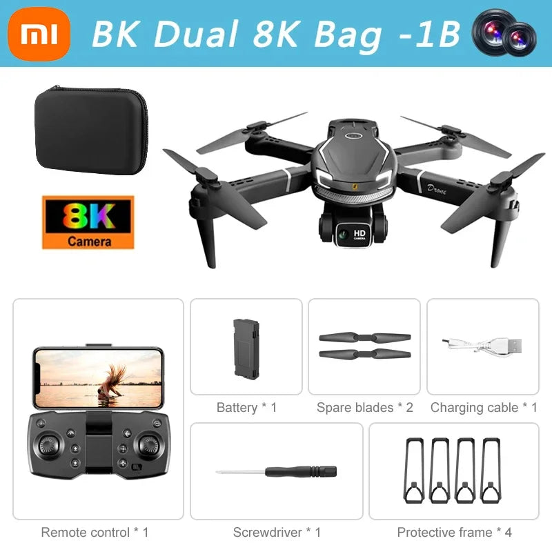 XIAOMI-Drone professionnel MIJIA V88, caméra HD pour touristes, photographie aérienne, avion télécommandé, jouet quadrirotor, 8k, 5G, 15000m, 2024