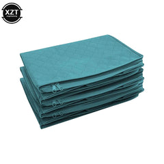 Boîte de rangement pliante pour la maison, étui de collecte de vêtements à la mode, tissu Non tissé avec fermeture éclair, boîte de rangement pour couette résistante à l'humidité