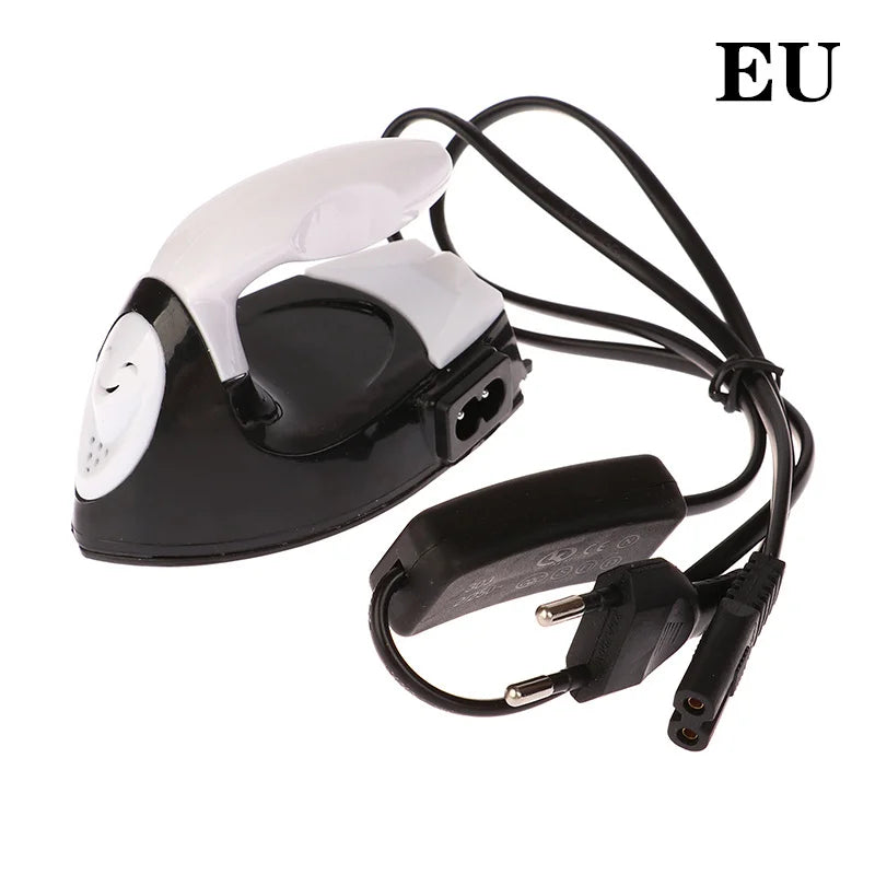 Mini fer à repasser électrique artisanal, portable, pratique, presse à chaud, bricolage, petit fer pour repasser les vêtements, appareils de lessive, prise EU, US