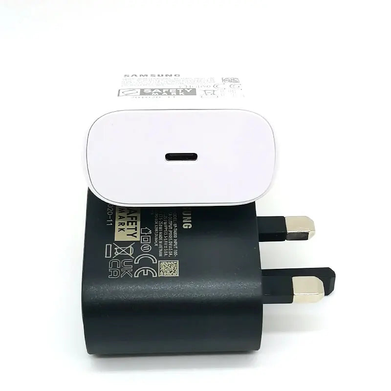 Adaptateur de chargeur Super rapide pour Samsung, prise britannique 25W, pour Galaxy Z Flip Fold 6 5 4 3 2 S24 S23 S22 S21 S20 Ultra FE A15 A25 A35 A55