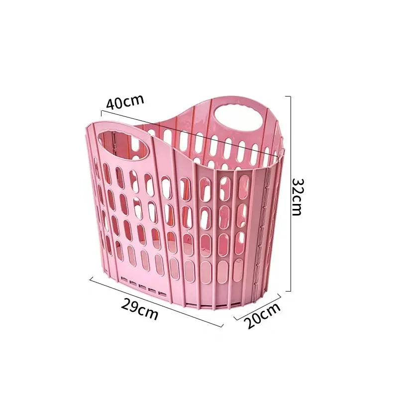 Panier à linge pliable avec support mural, panier à vêtements pliable et étanche, organisateur permettant de gagner de l'espace pour salle de bain, rangement, chambre à coucher