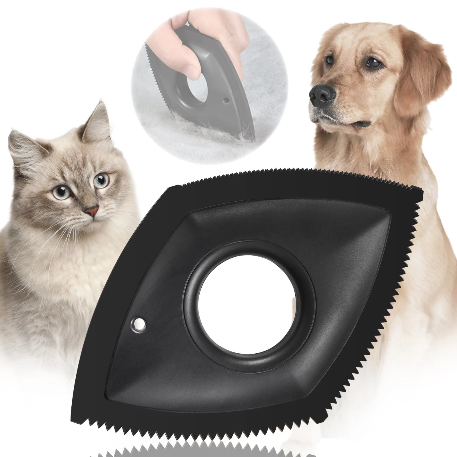Épilateur pour animaux de compagnie, dispositif de nettoyage de fourrure de chat, tapis, canapé, grattoir de détail de voiture, élimination des peluches de chien, outil de brosse d'élimination de la fourrure de chien et