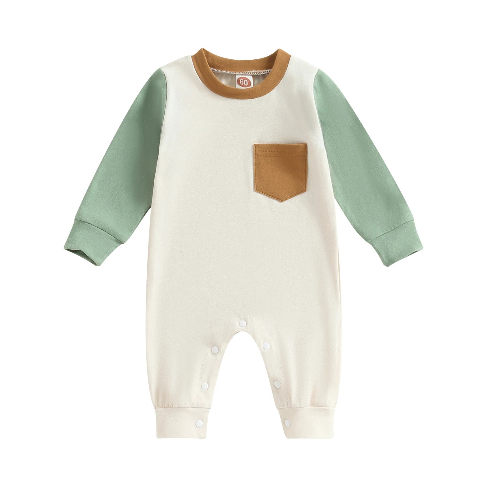 Citgeett-Combinaison d'automne pour bébés garçons et filles, barboteuse mignonne à manches longues pour les abonnés, vêtements de poche pour documents