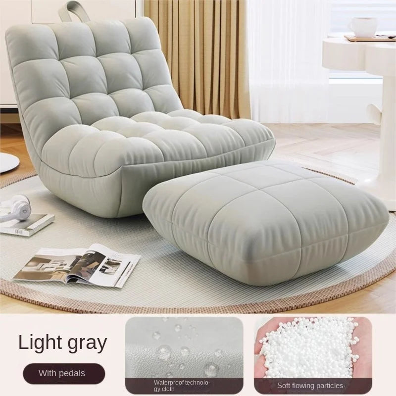 Canapé paresseux peut s'allonger peut dormir chenille chambre simple petit canapé chambre principale chaise longue Tatami balcon chaise longue canapé