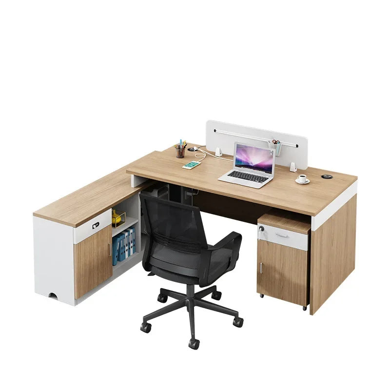 Finance Desk Staff Desk And Chair Combination Company 4 People 6 Double Simple Desk Sub-office Staff