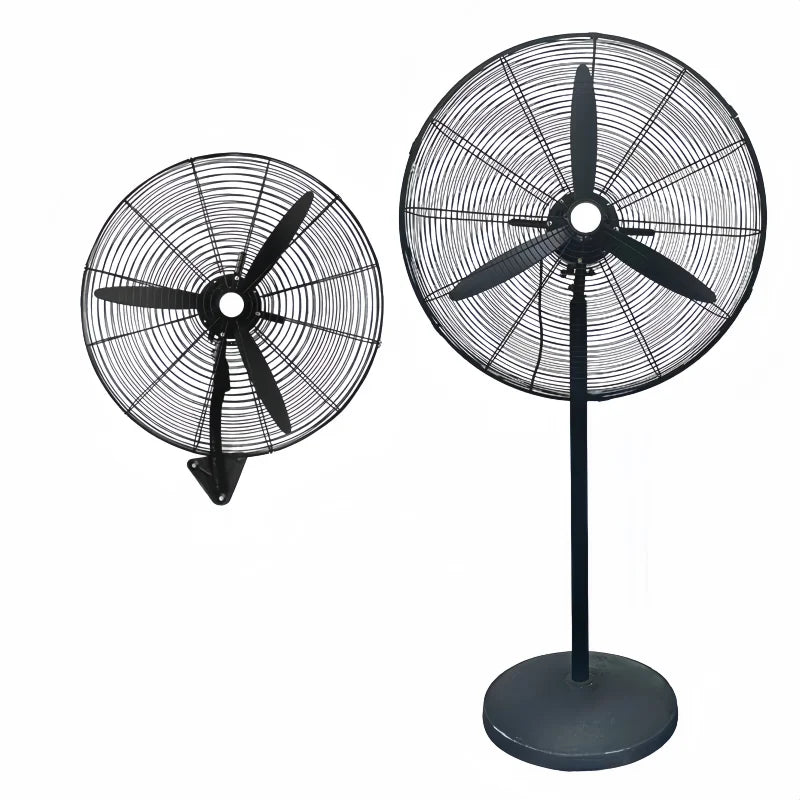 FUYU 24/26/30 Inch Industrial Air Cooling Fan Powerful Electric Workshop Ventilation Fan Metal Shaking Head Factory Direct