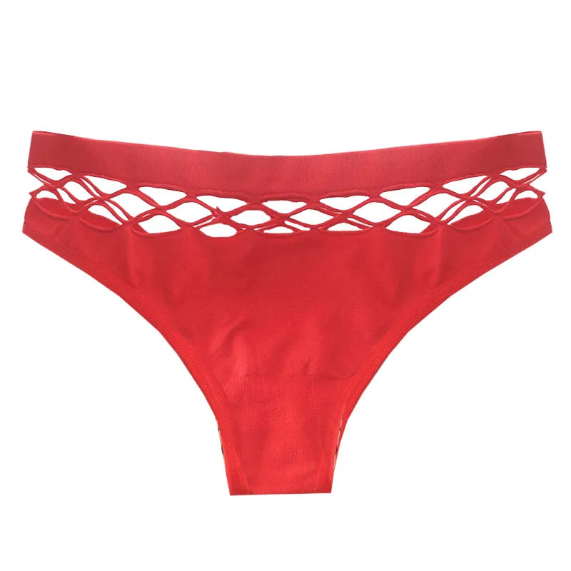Lingerie sexy sans couture pour femmes, sous-vêtements élastiques pour femmes, filet de pêche, string G, culotte Europe, livraison directe, nouveau, 2020