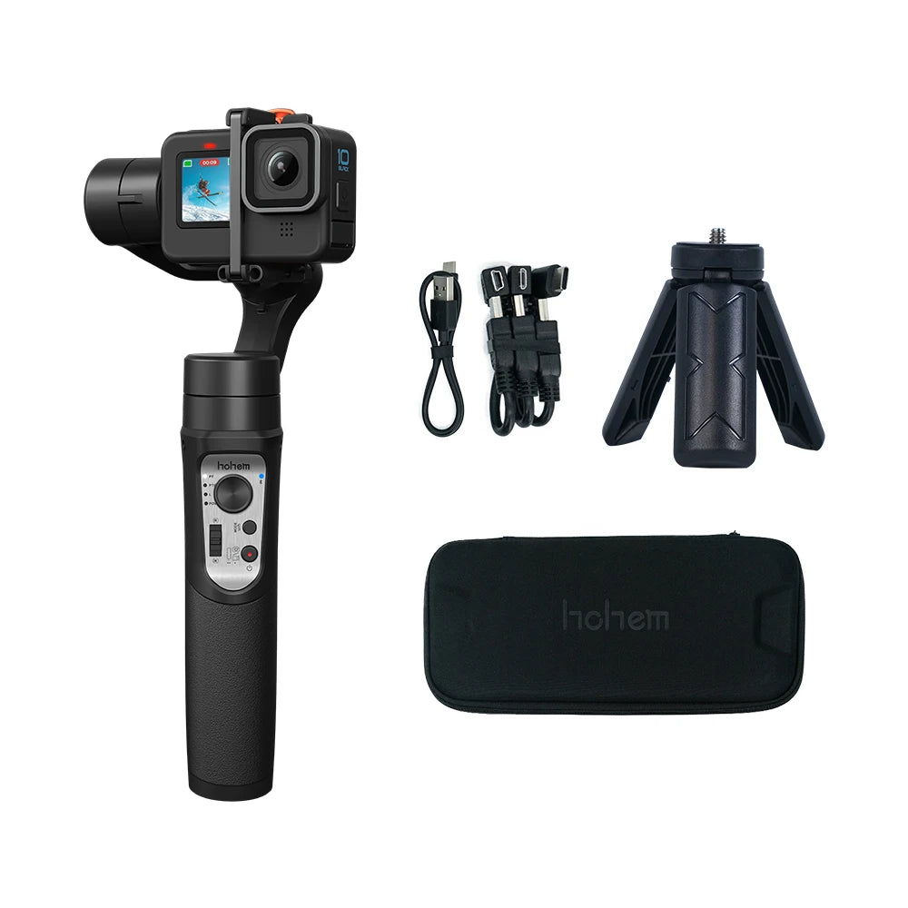 Hohem – iSteady Pro 4 stabilisateur de caméra d'action 3 axes portatif, cardan officiel pour GoPro 10/9/8/7/6/5 DJI OSMO insta 360 One R