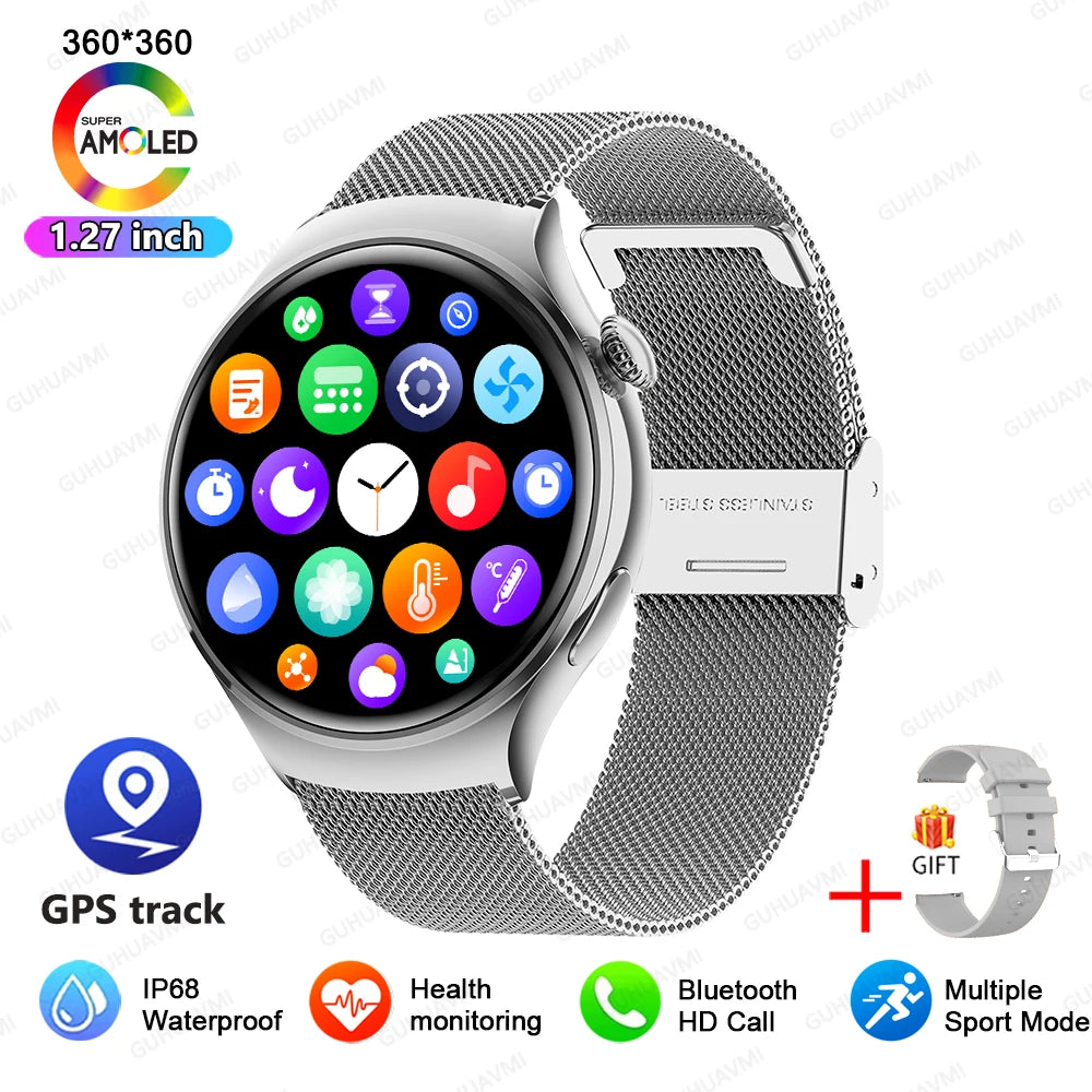 2025 pour HUAWEI mini montre intelligente femmes GPS fréquence cardiaque pression artérielle NFC Bluetooth appels 1.27 pouces AMLOED montres intelligentes pour la beauté