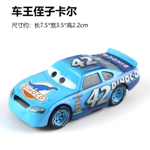Tous les styles Disney Pixar Cars métal moulé sous pression voitures modèle Lightning McQueen alliage voiture numéro 4.19.28.36.51 101 série de course jouet