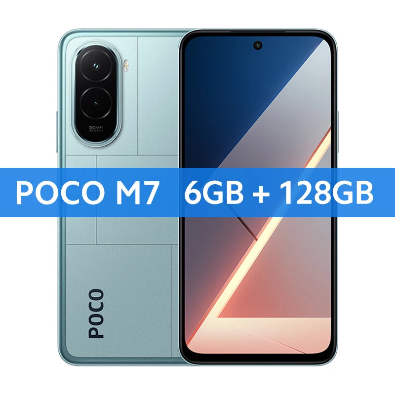 【Première mondiale】POCO M7 Version mondiale Smartphone Snapdragon 685 7000mAh batterie immersive 6.9 "FHD + affichage NFC 33W charge