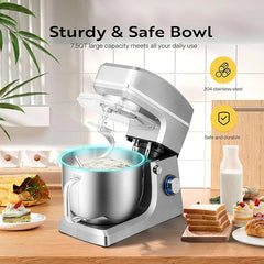 Landwee OEM mélangeurs alimentaires domestiques gâteau 10L mélangeur sur socle en plastique de grande capacité 1500W mélangeur de farine pour mélangeur domestique
